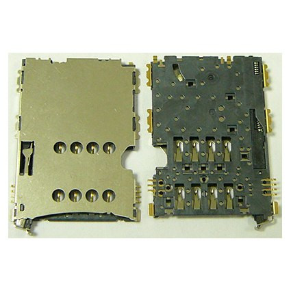 Коннектор SIM для Samsung S5620/S5660/I5700/P1000/P3100 Оригинал